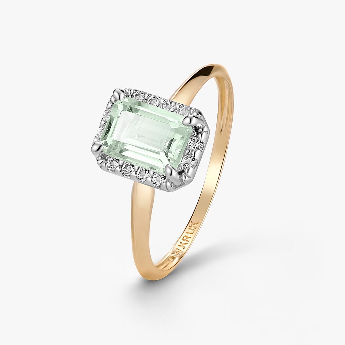 W.KRUK Pierścionek złoty Maria Antonina