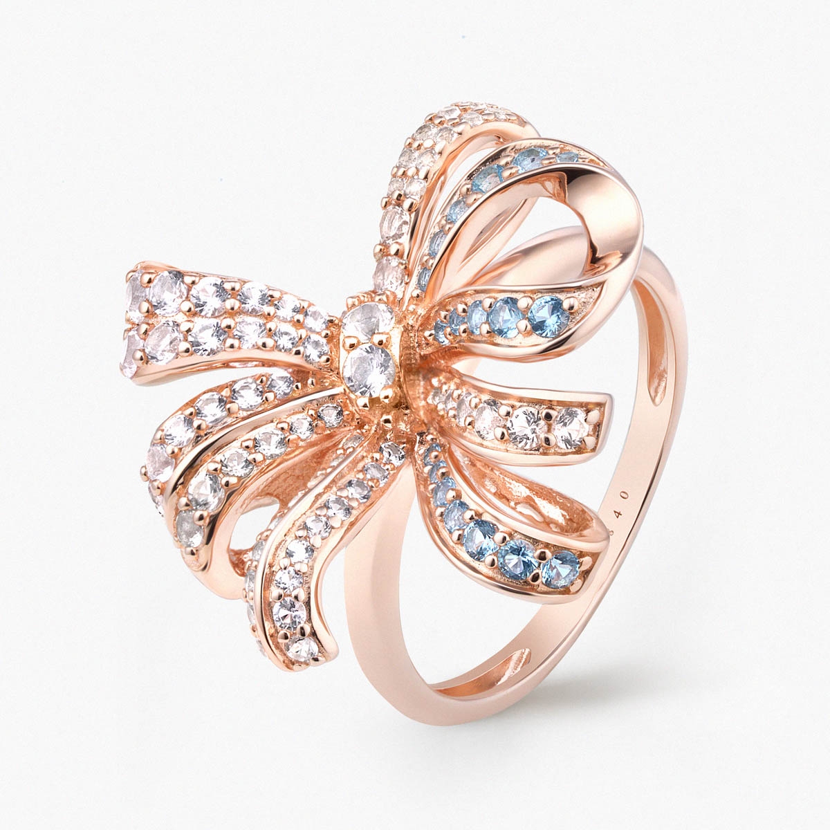 W.KRUK Pierścionek srebrny Balerina