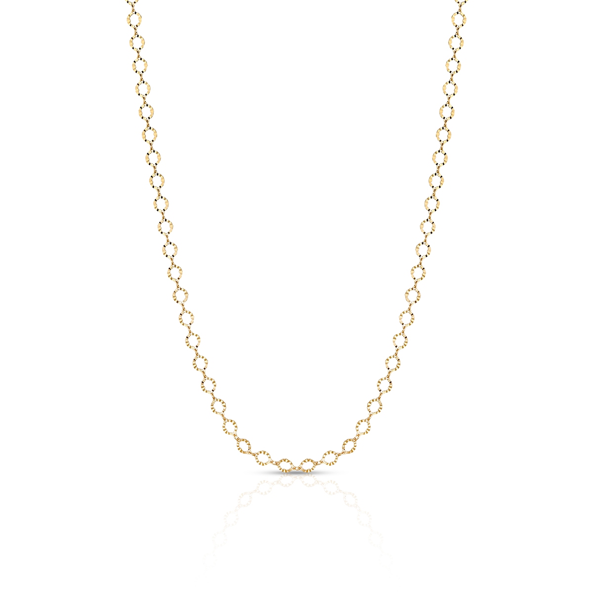 W.KRUK Naszyjnik srebrny pozłacany