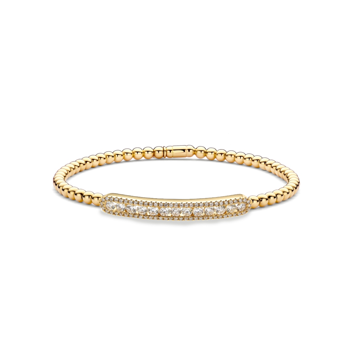 W.KRUK Bransoleta złota Hulchi Belluni