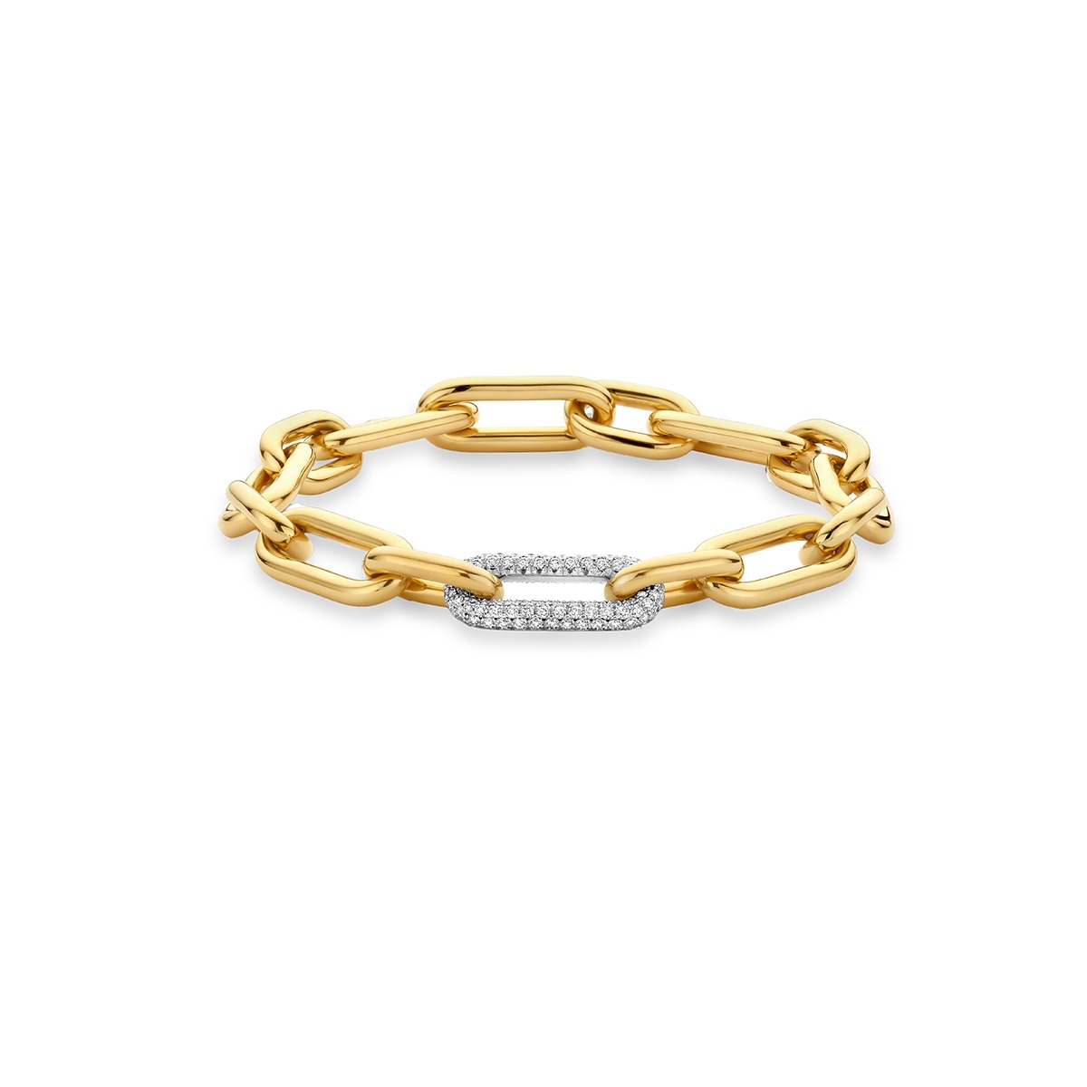 W.KRUK Bransoleta złota Hulchi Belluni