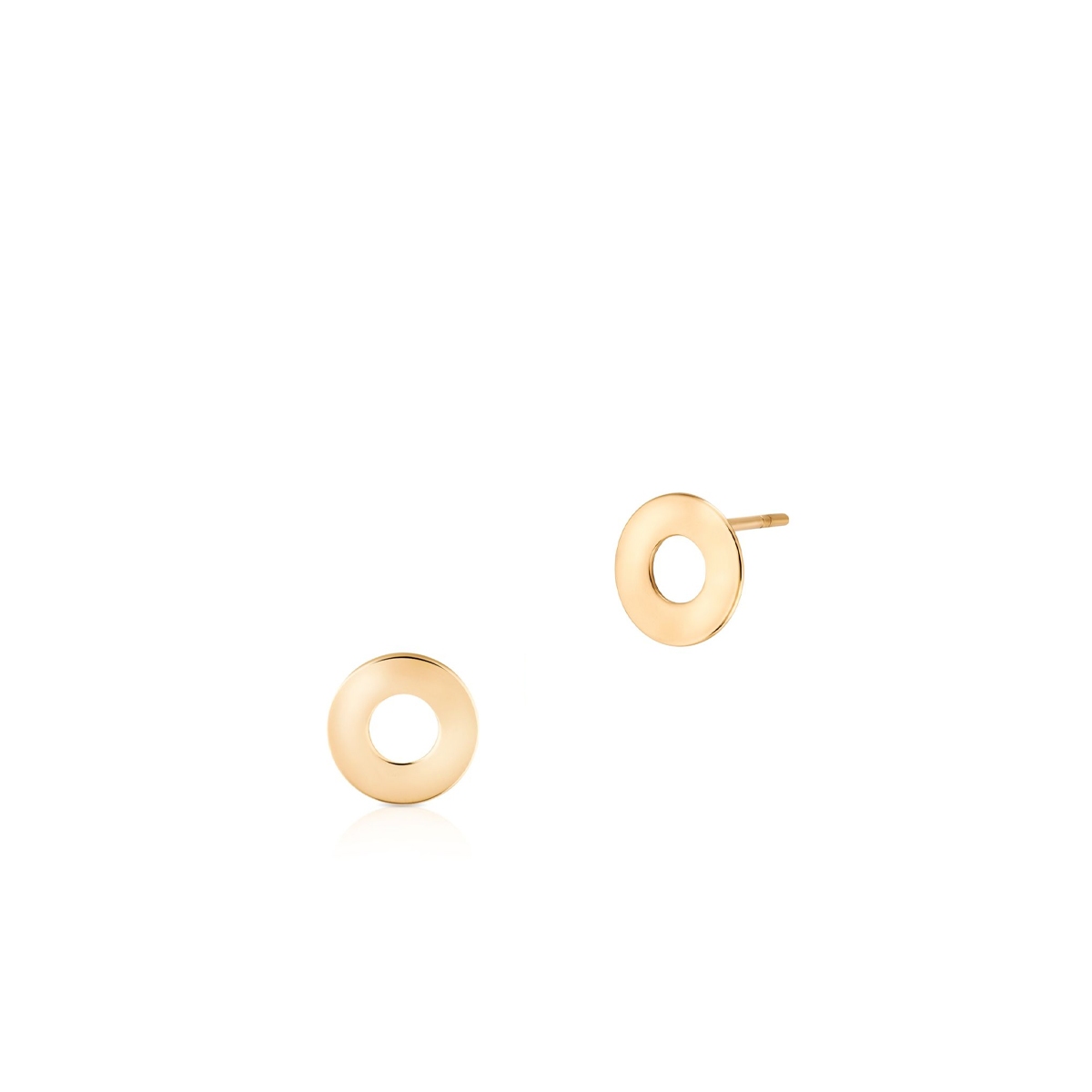 W.KRUK Kolczyki srebrne pozłacane basic