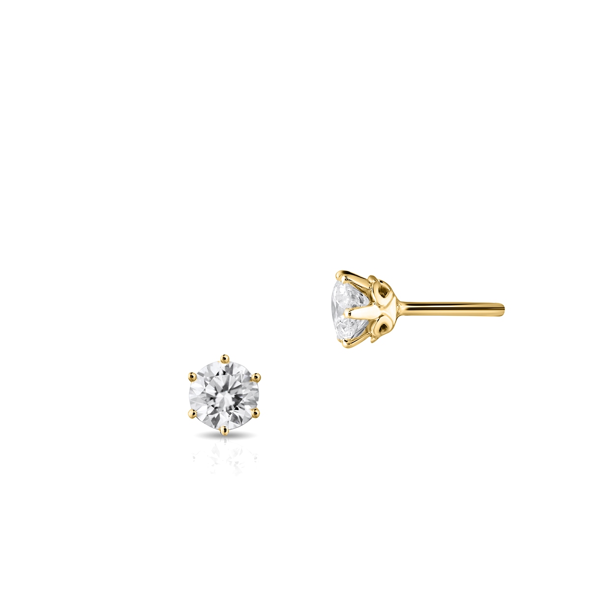 W.KRUK Kolczyki złote Recarlo