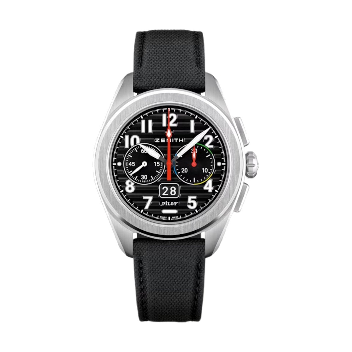 W.KRUK ZEGAREK ZENITH PILOT BIG DATE FLYBACK CHRONOGRAPH