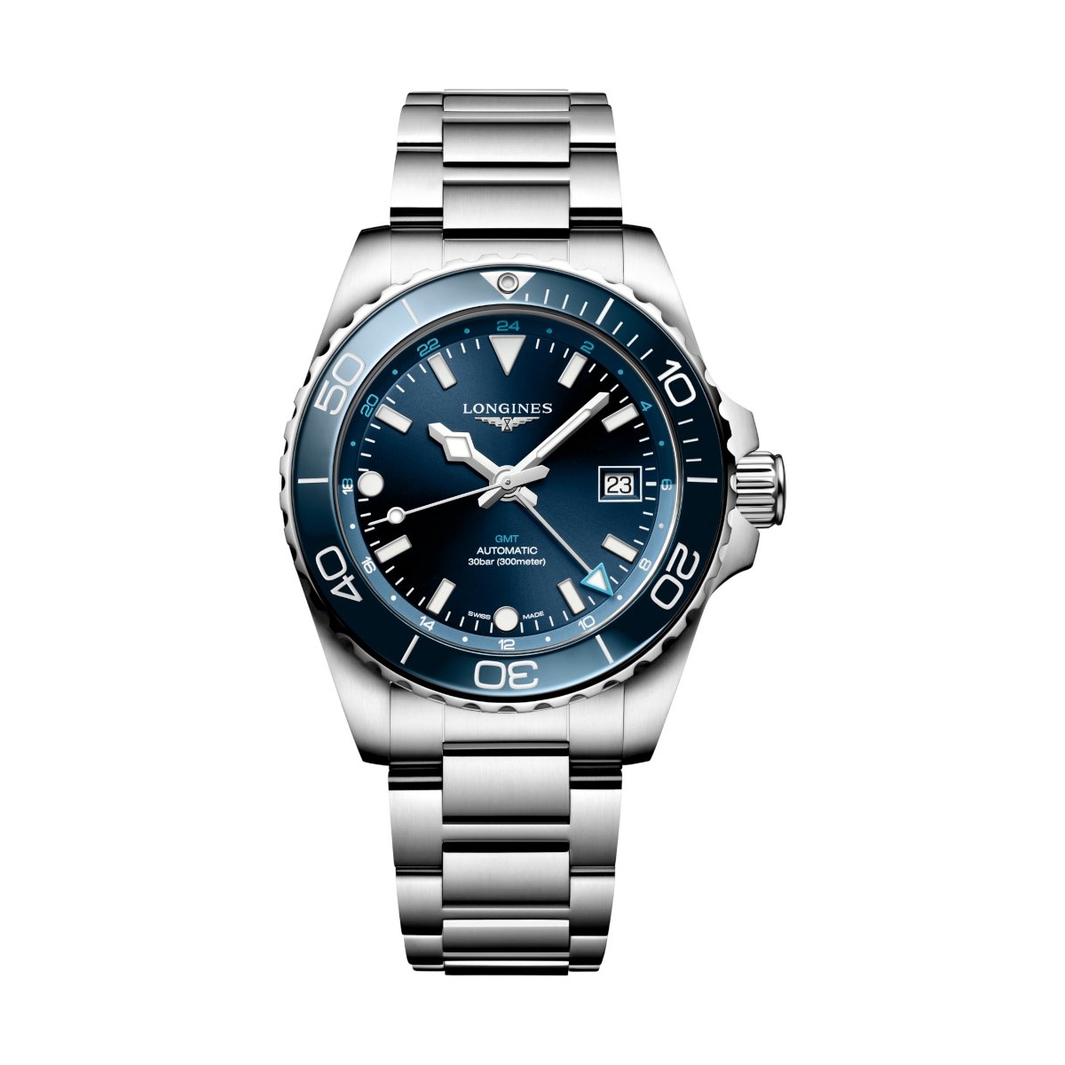 W.KRUK LONGINES HYDROCONQUEST GMT