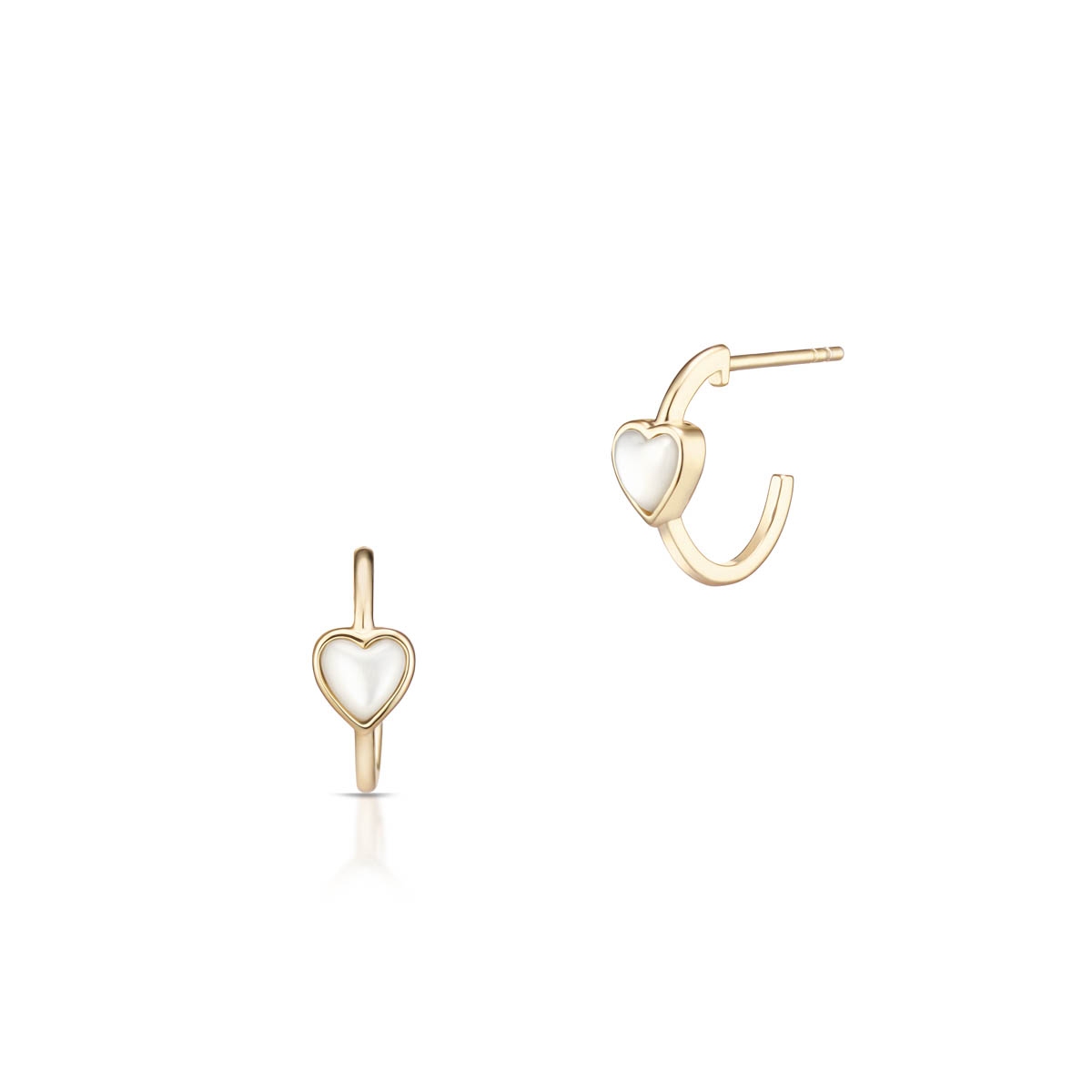 W.KRUK Kolczyki srebrne pozłacane W.KRUK