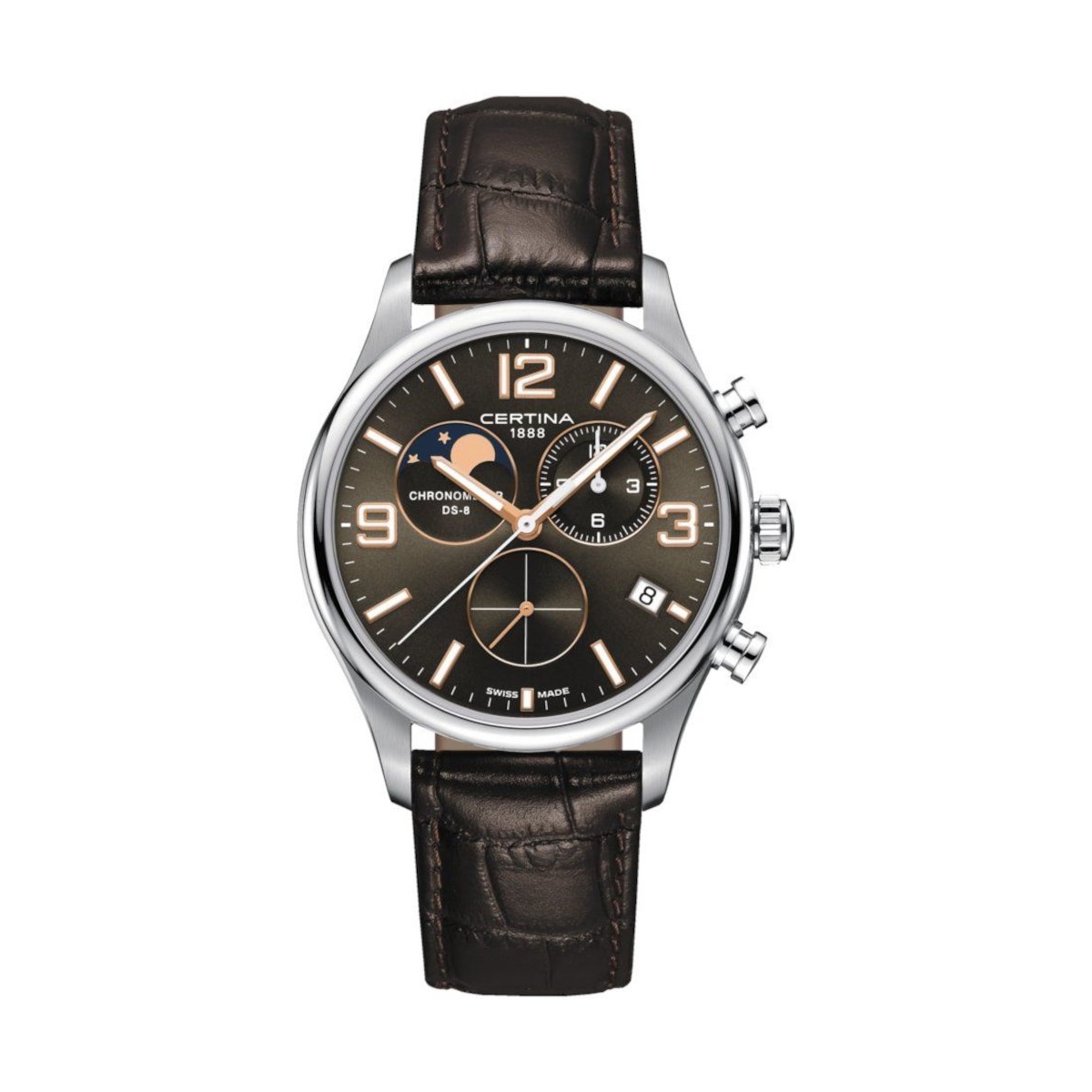 W.KRUK ZEGAREK CERTINA DS-8 Chronograph Moon Phase