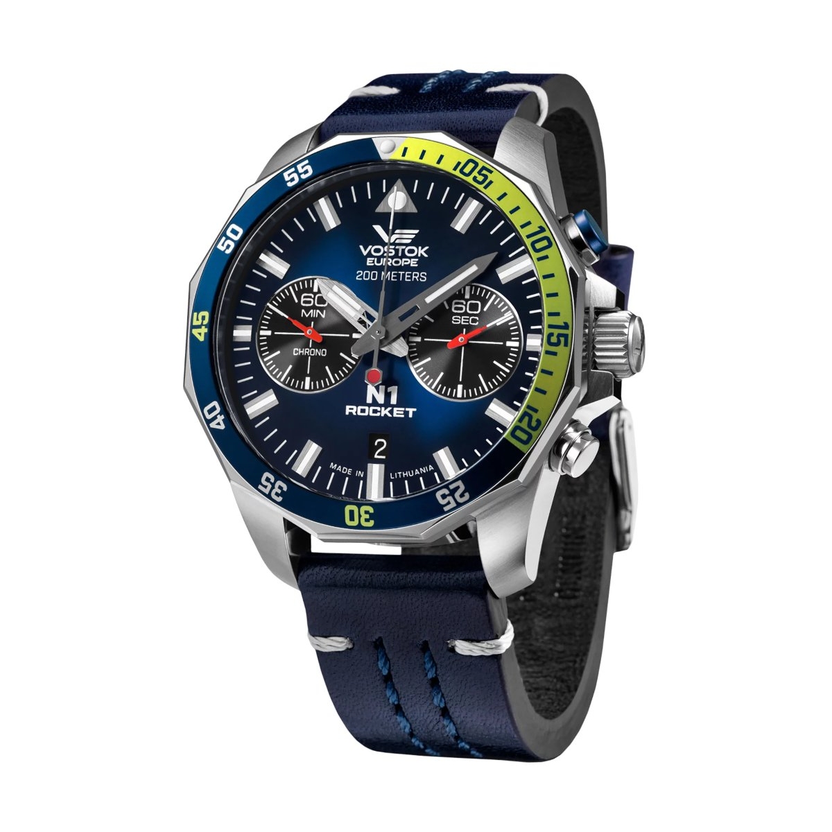 W.KRUK ZEGAREK VOSTOK EUROPE ROCKET N-1 CHRONO