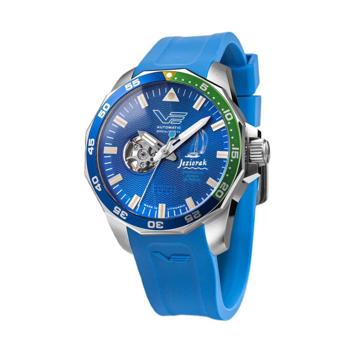 W.KRUK ZEGAREK VOSTOK EUROPE ROCKET N-1 MAZURY JEZIORO JEZIORAK LIMITED EDITION