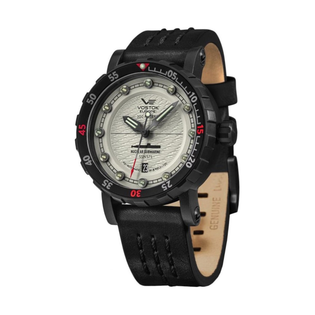 W.KRUK ZEGAREK VOSTOK EUROPE SSN-571 NUCLEAR SUBMARINE AUTOMATIC