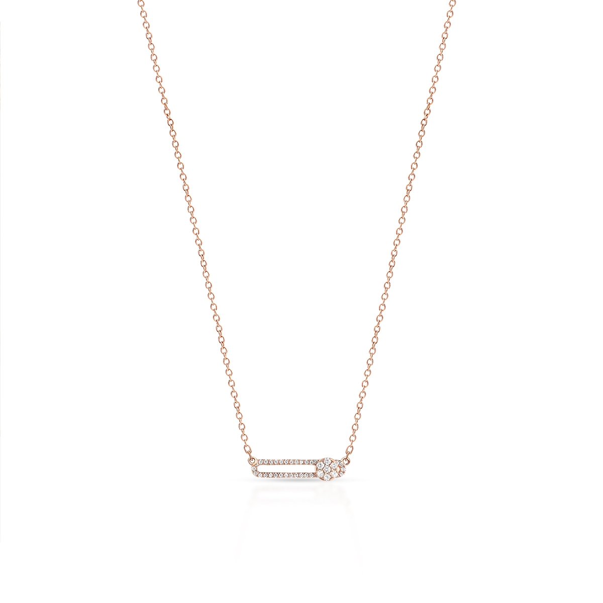 W.KRUK Naszyjnik różowe złoto Hulchi Belluni