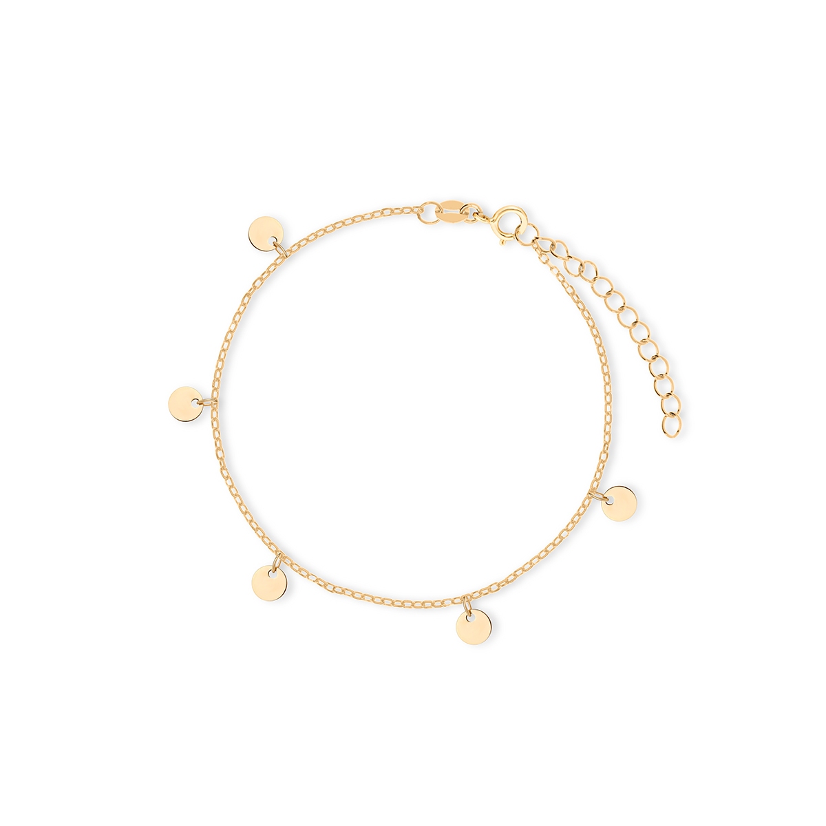 W.KRUK Bransoleta złota na nogę