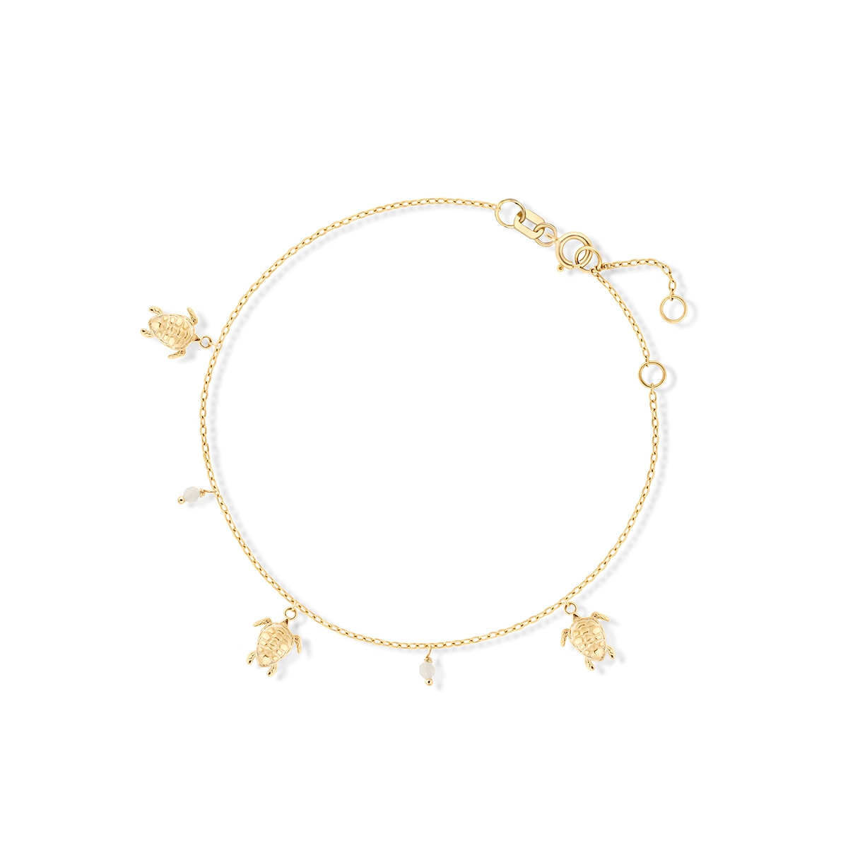 W.KRUK Bransoleta złota z żółwiami Santorini