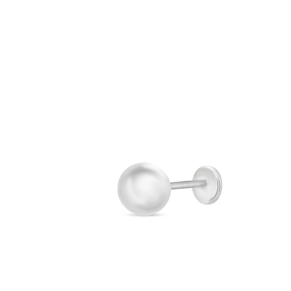 W.KRUK Kolczyk srebrny kulka