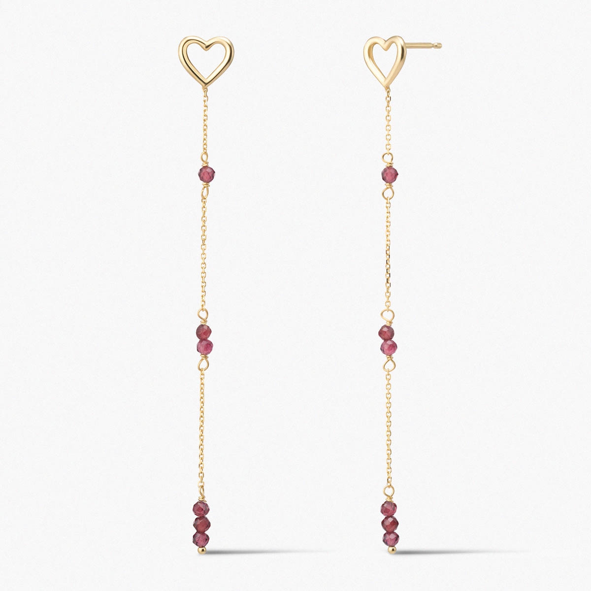 W.KRUK Kolczyki złote Czułość