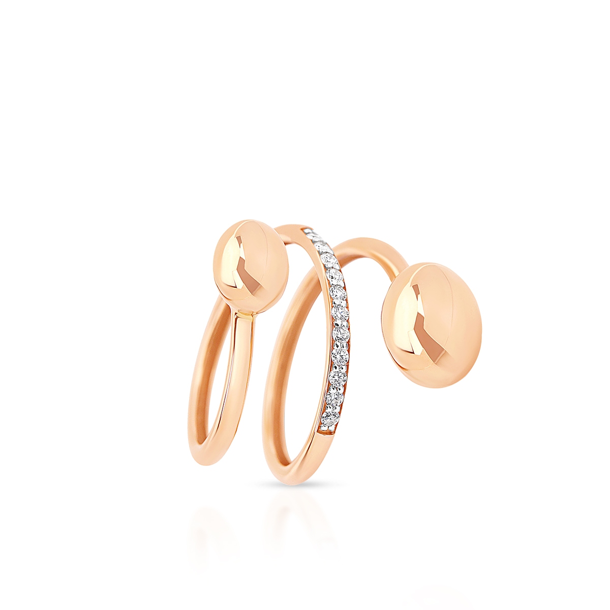 W.KRUK Pierścionek złoty Nanis