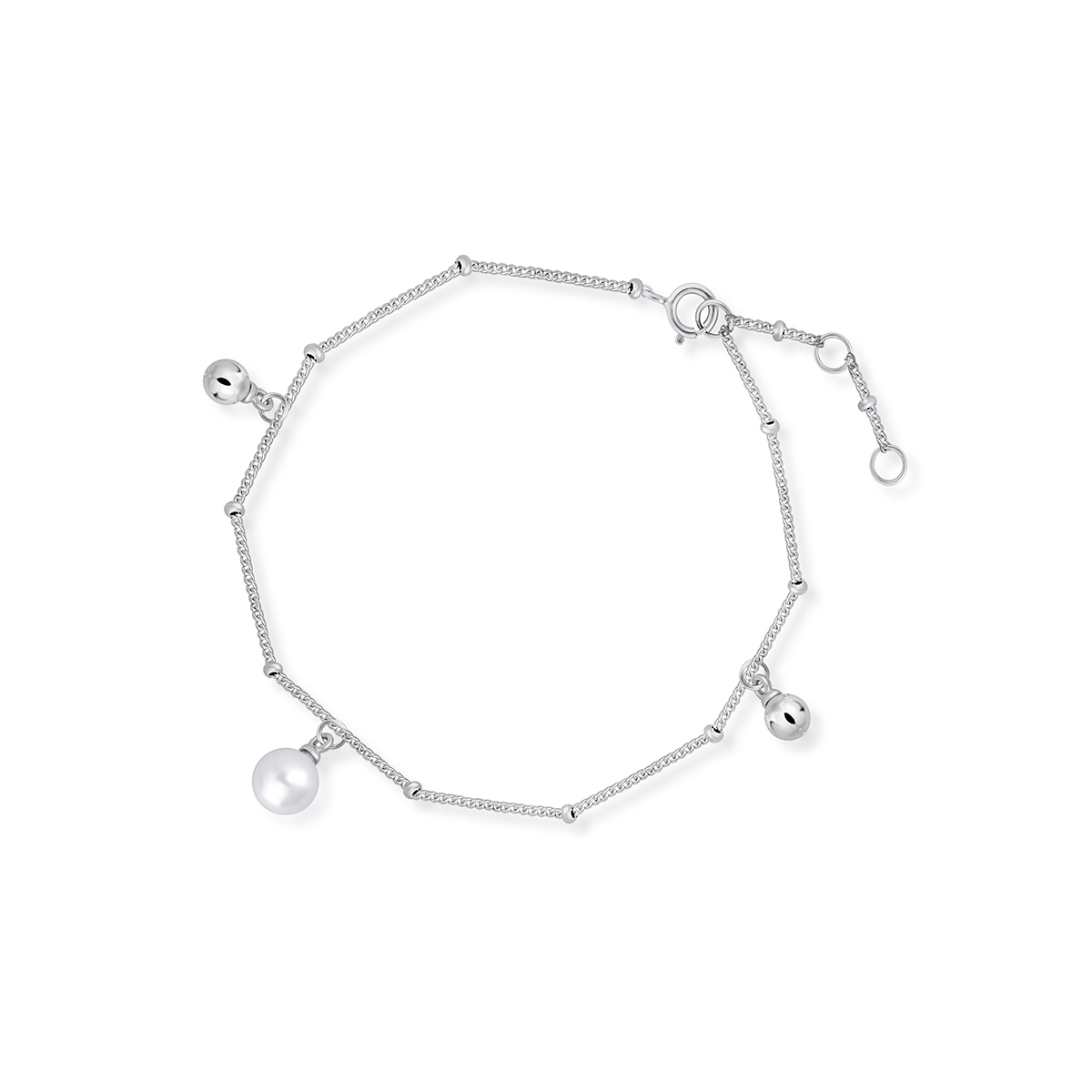 W.KRUK Bransoleta srebrna z perłą