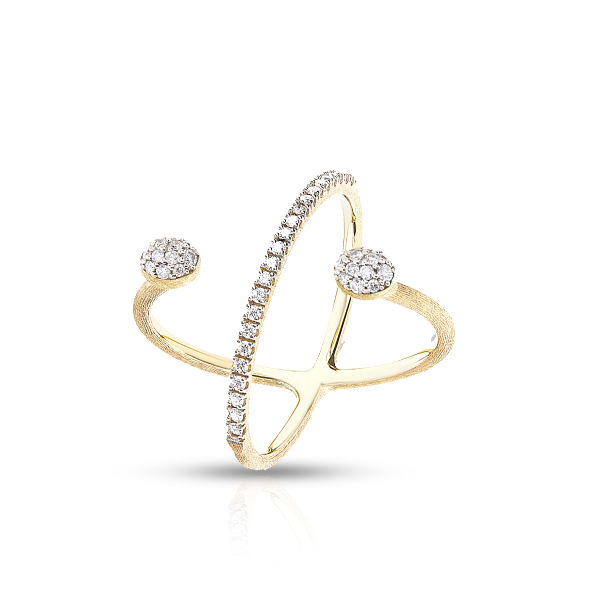 W.KRUK Pierścionek złoty NANIS