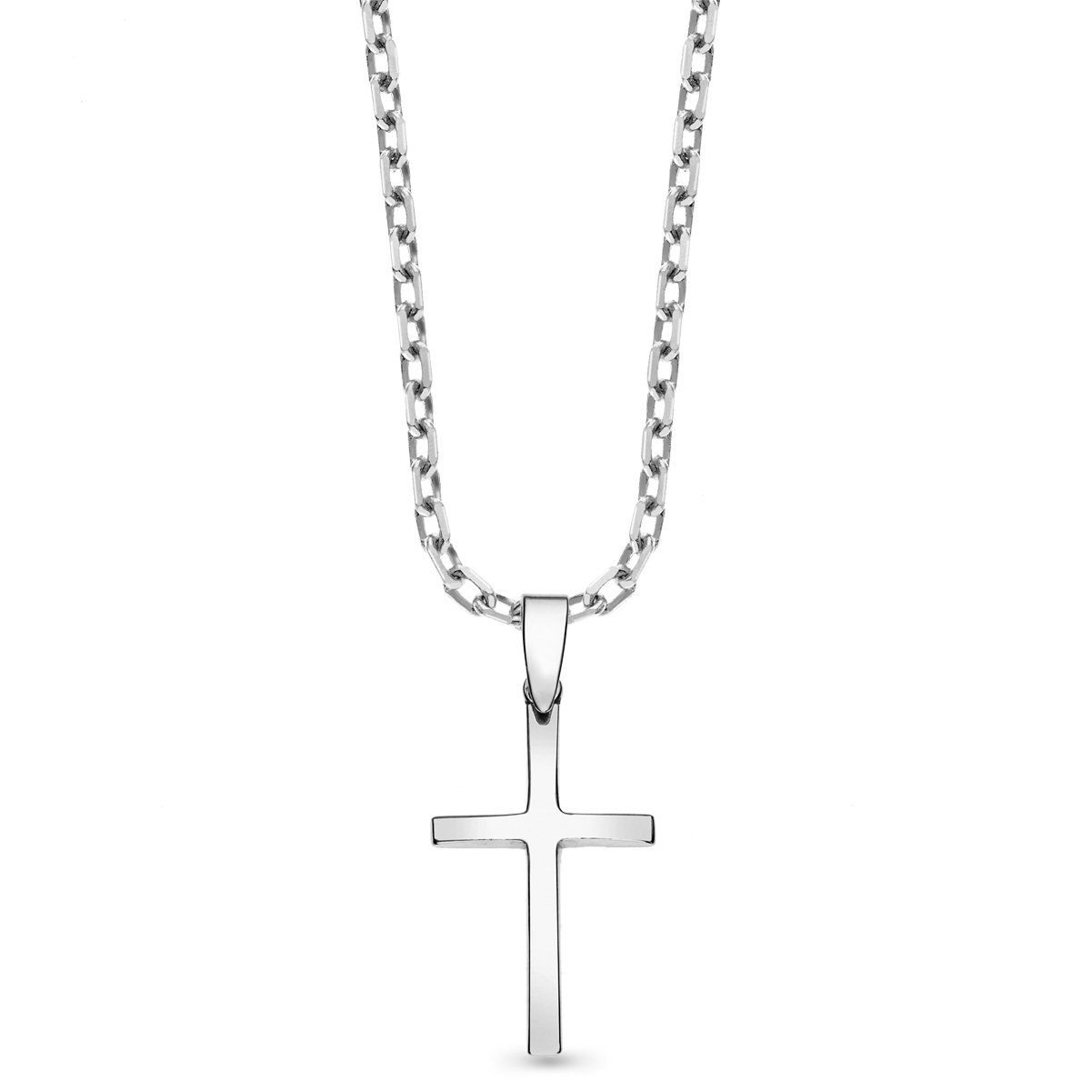 W.KRUK Wisiorek srebrny krzyżyk