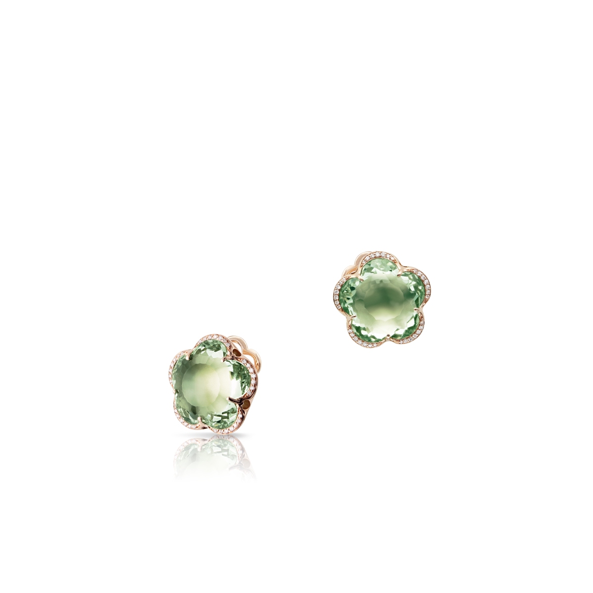 W.KRUK Kolczyki różowe złoto Pasquale Bruni