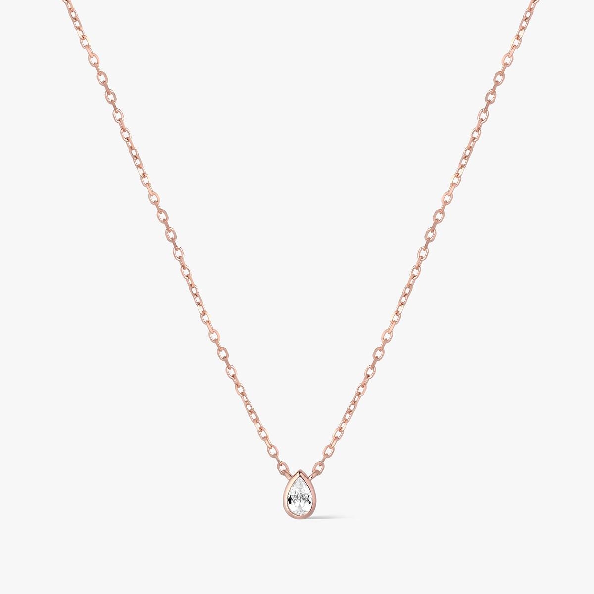 W.KRUK Naszyjnik srebrny z cyrkonią