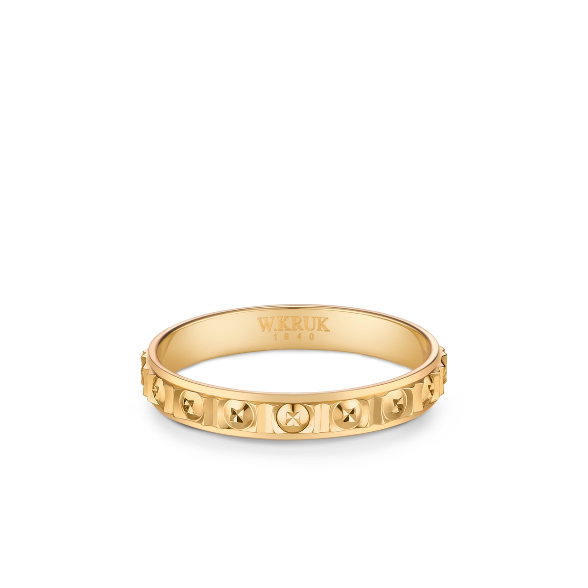 W.KRUK Obrączka złota FANTASIA