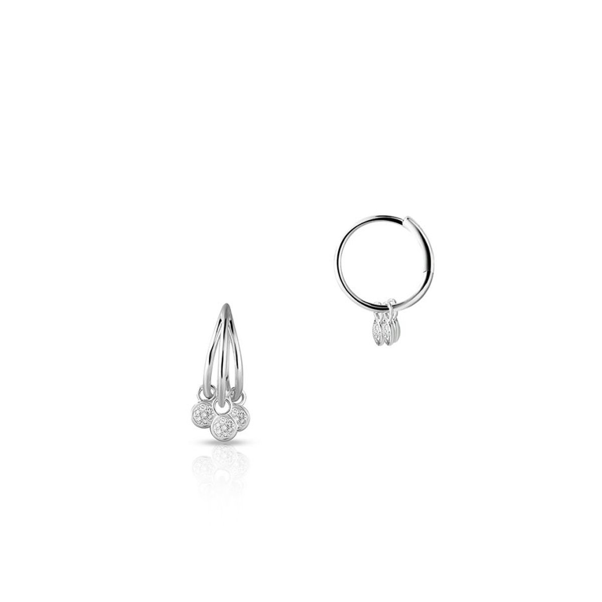 W.KRUK Kolczyki złote z diamentami