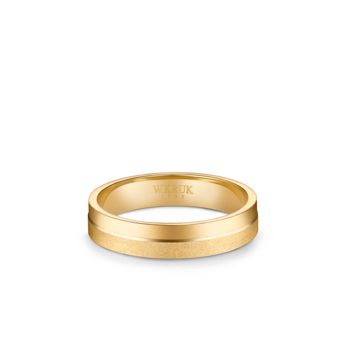 W.KRUK Obrączka złota SACRAMENTA