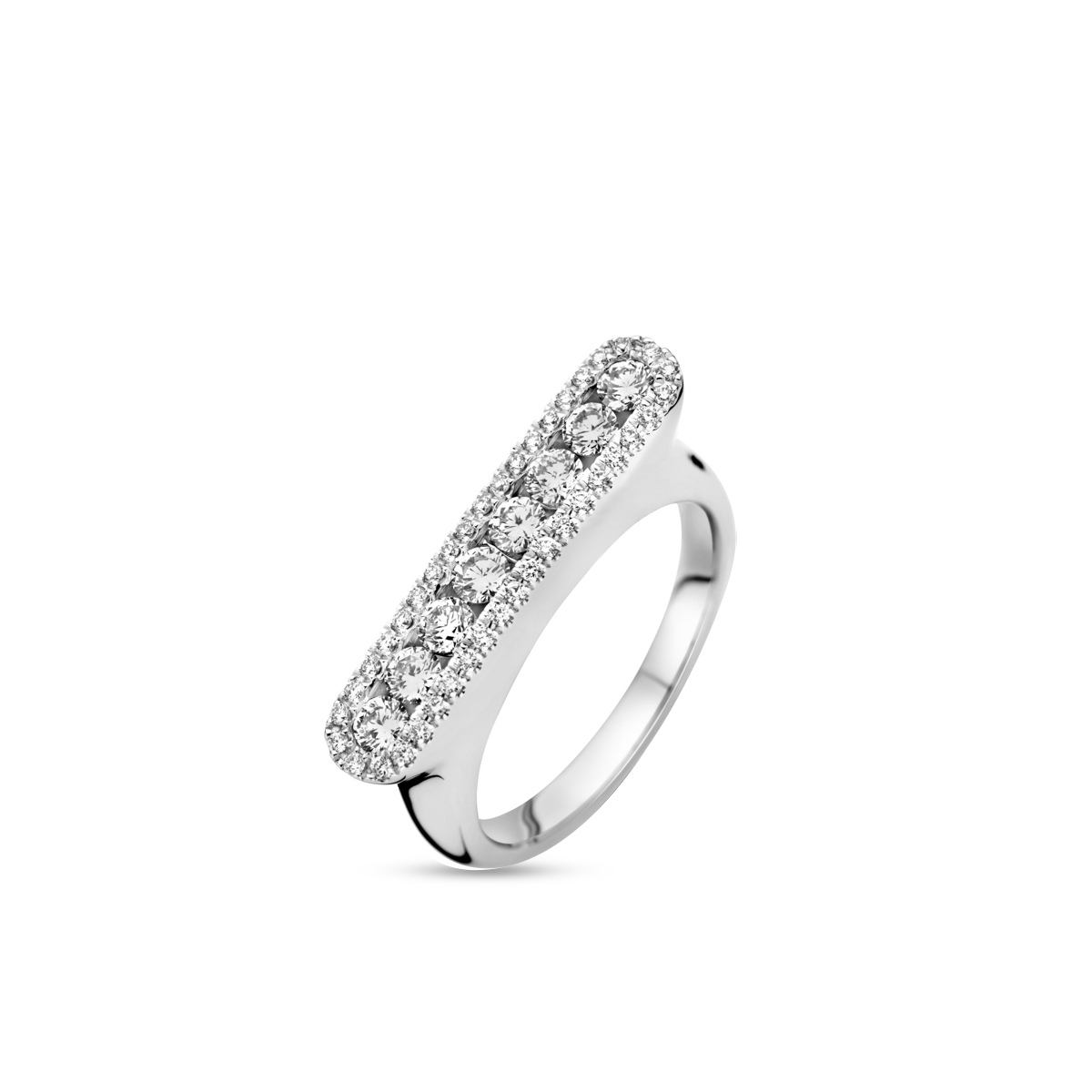 W.KRUK Pierścionek złoty Hulchi Belluni