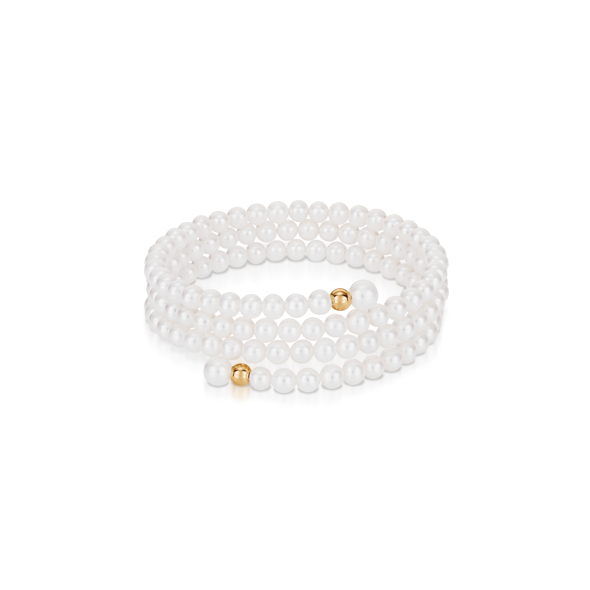 W.KRUK Bransoleta złota z perłami retro