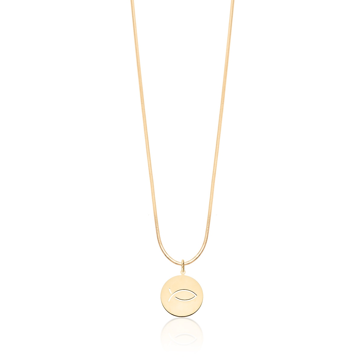 W.KRUK Wisiorek złoty Ichthys