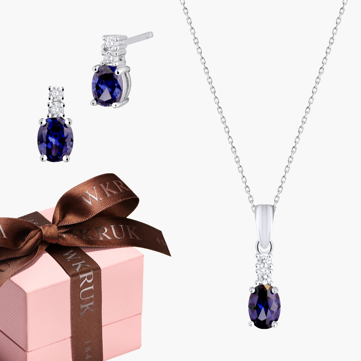 W.KRUK KOMPLET KOBALTOWY BLASK