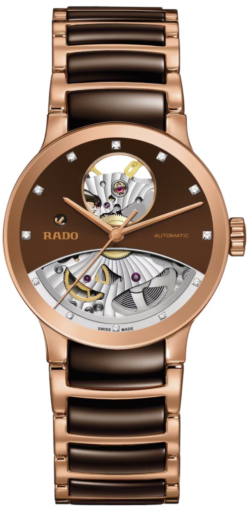 Zegarek Damski RADO Automatic Diamonds Open Heart Centrix R30 248 71 2