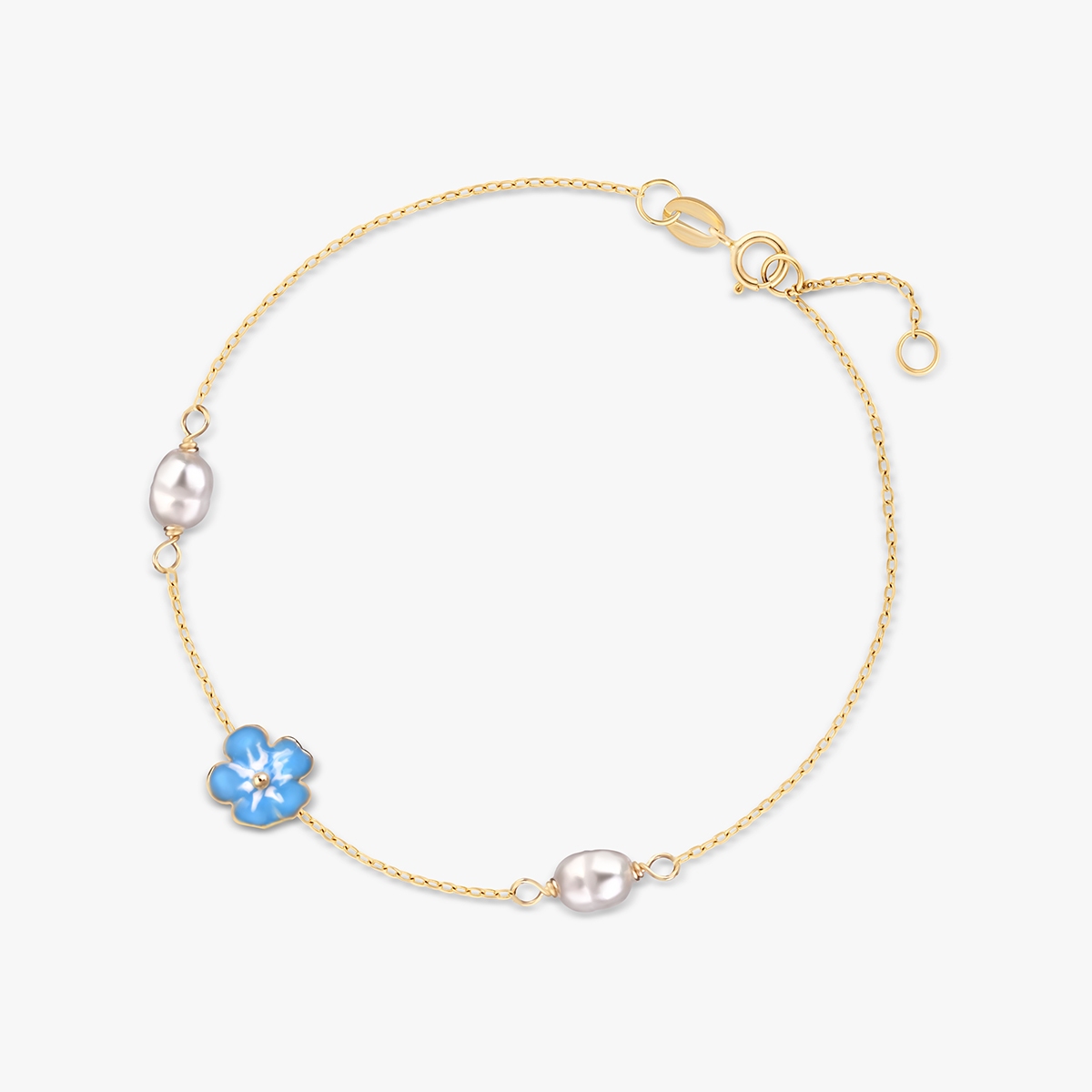 W.KRUK Bransoleta złota z perłą