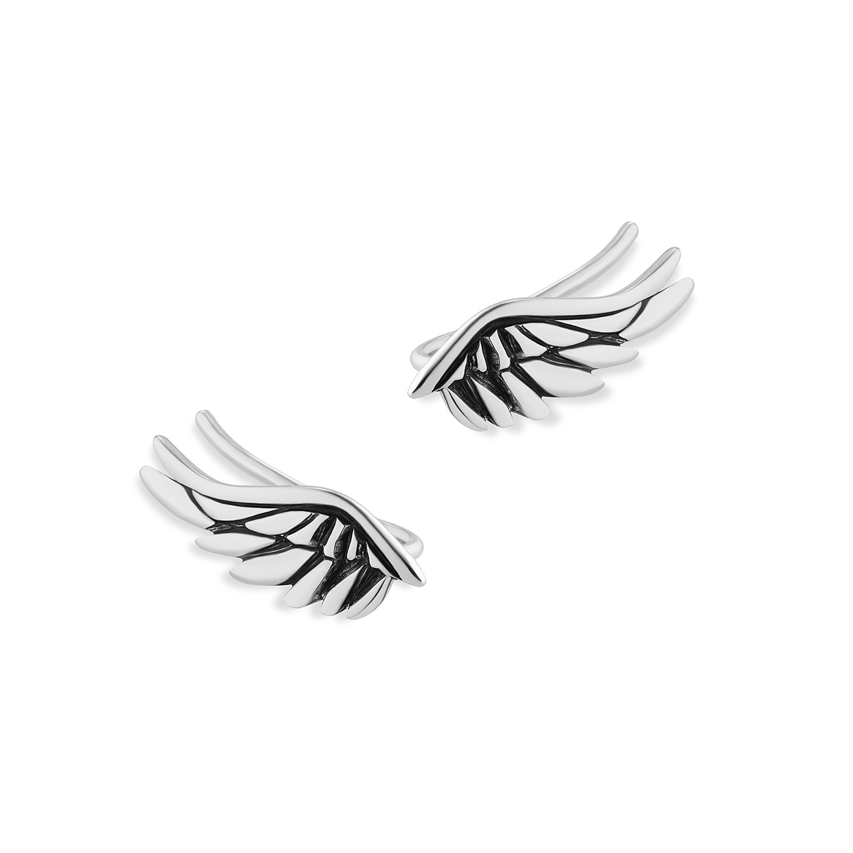 W.KRUK Kolczyki srebrne Freedom