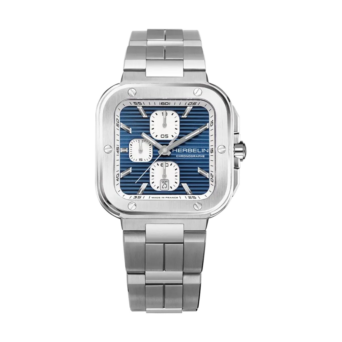 W.KRUK ZEGAREK HERBELIN CAP CAMARAT SQUARE CHRONOGRAPH