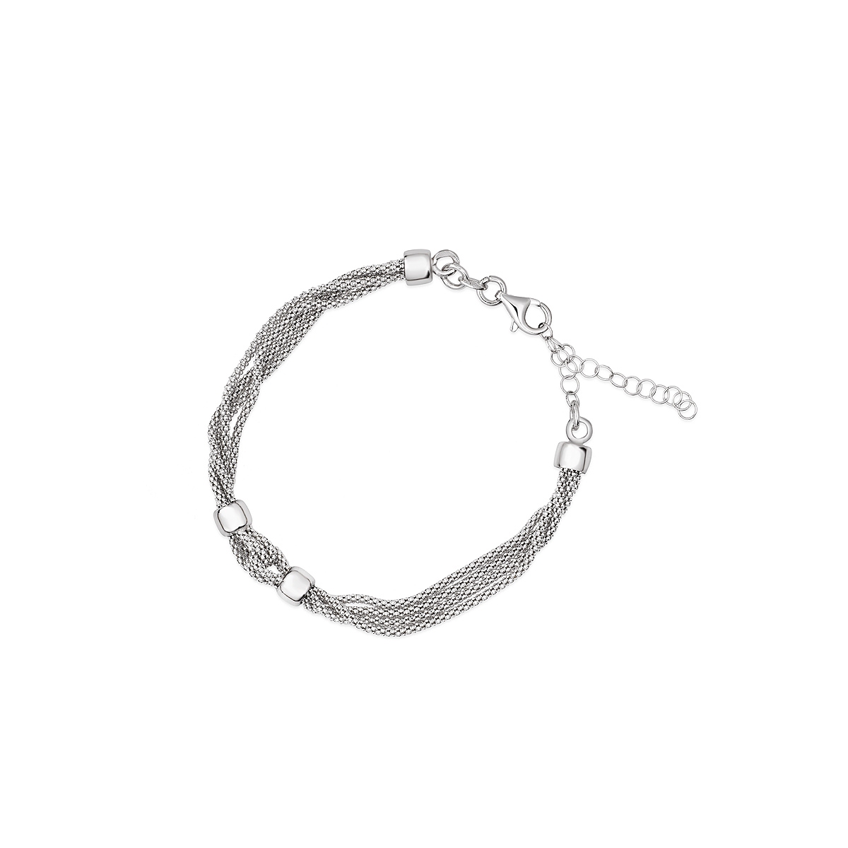 W.KRUK Bransoleta srebrna minimalistyczna