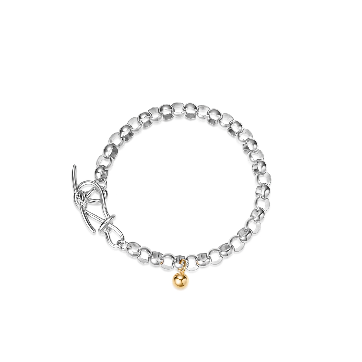 W.KRUK Bransoleta srebrna Felicita