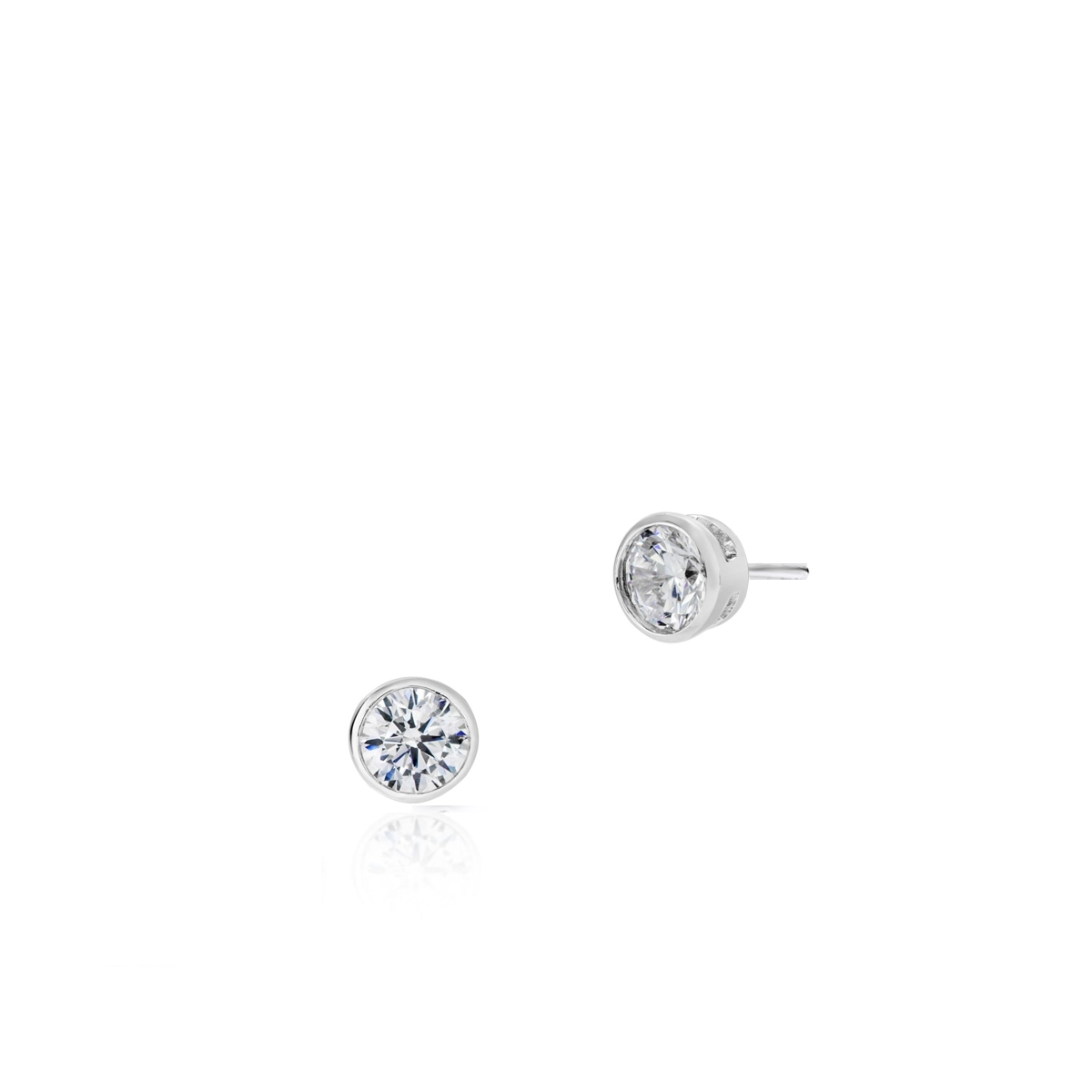 W.KRUK Kolczyki srebrne z cyrkoniami