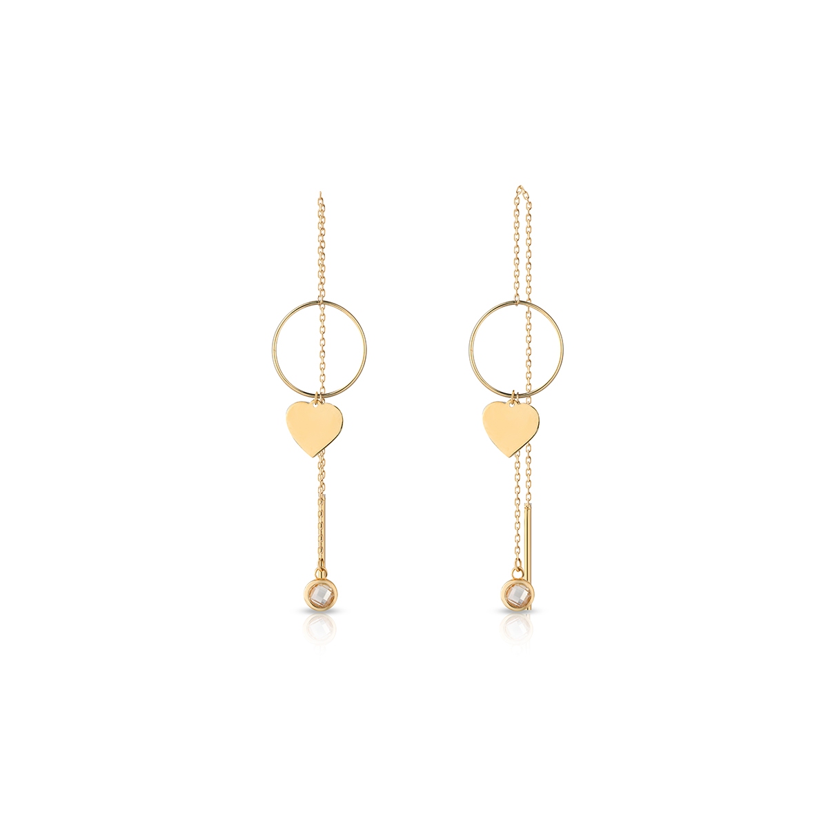 W.KRUK Kolczyki złote