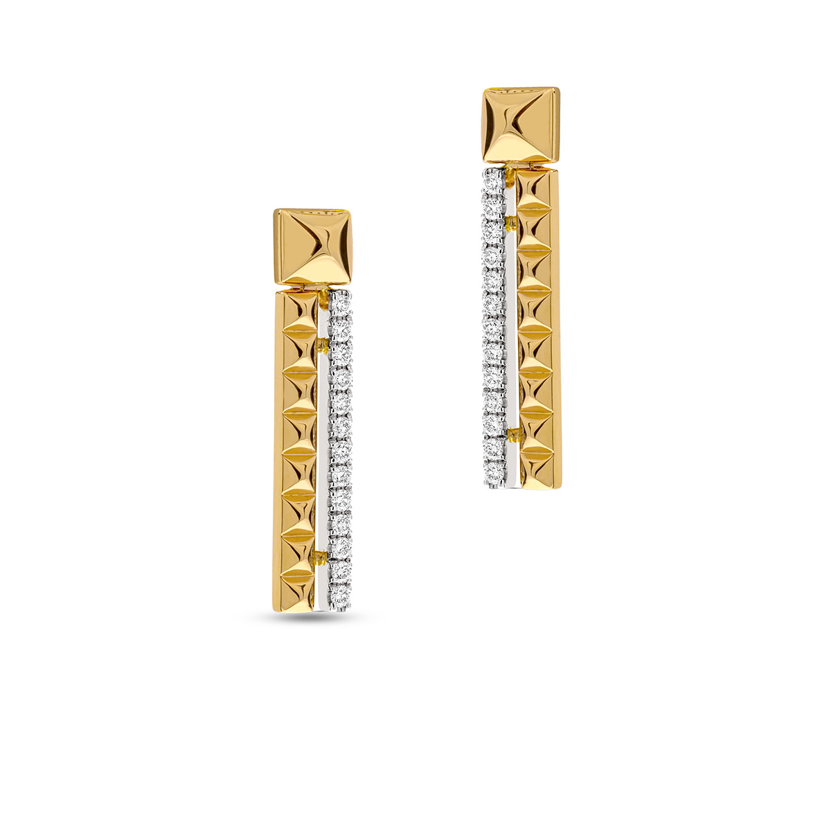 W.KRUK - Kolczyki złote Hulchi Belluni