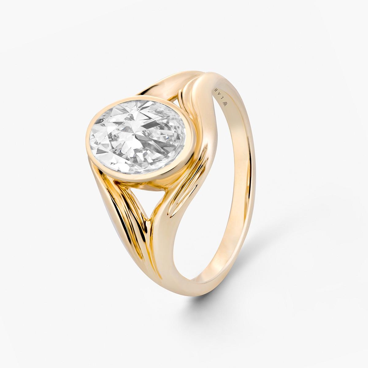 W.KRUK Pierścionek złoty Nuova