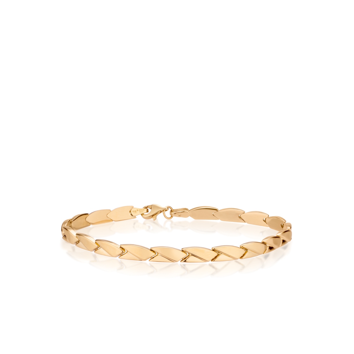 W.KRUK Bransoleta złota kłos pszenicy