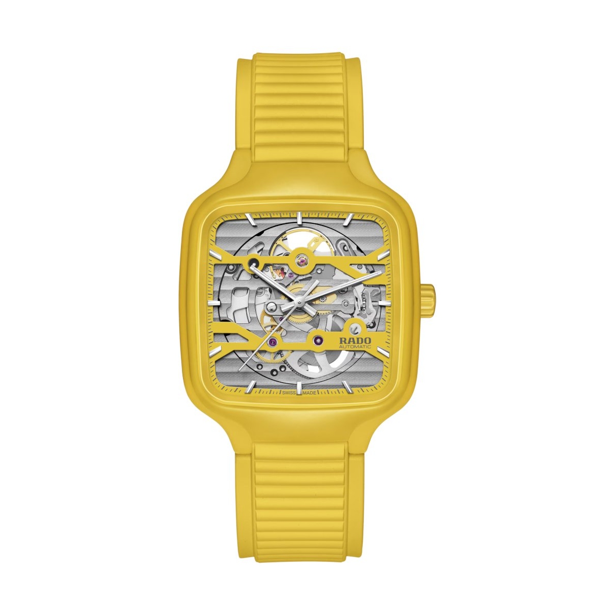 W.KRUK ZEGAREK RADO True Square Automatic Skeleton