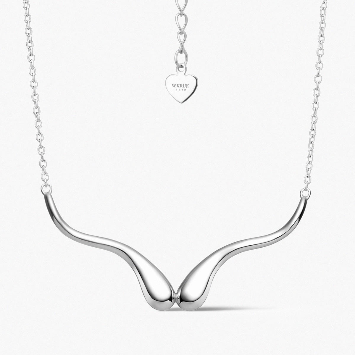 W.KRUK Naszyjnik srebrny Modern