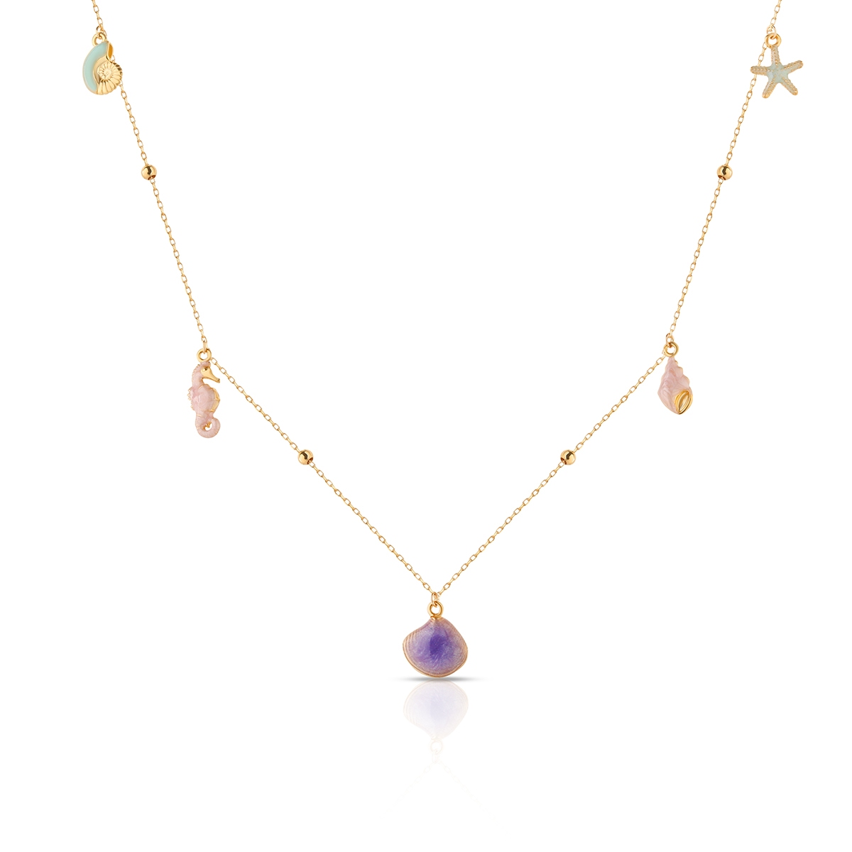 W.KRUK Naszyjnik złoty Santorini