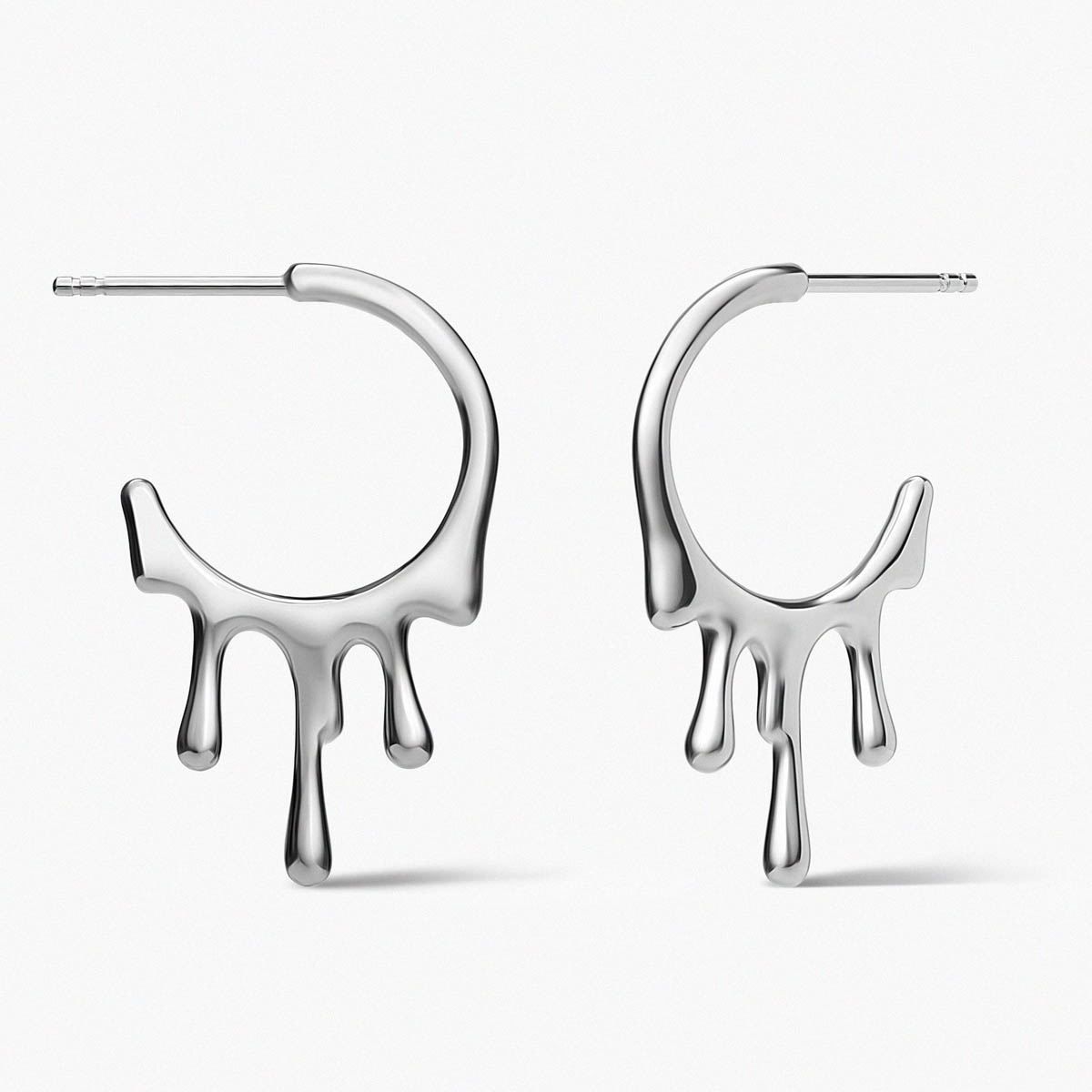 W.KRUK Kolczyki srebrne Modern