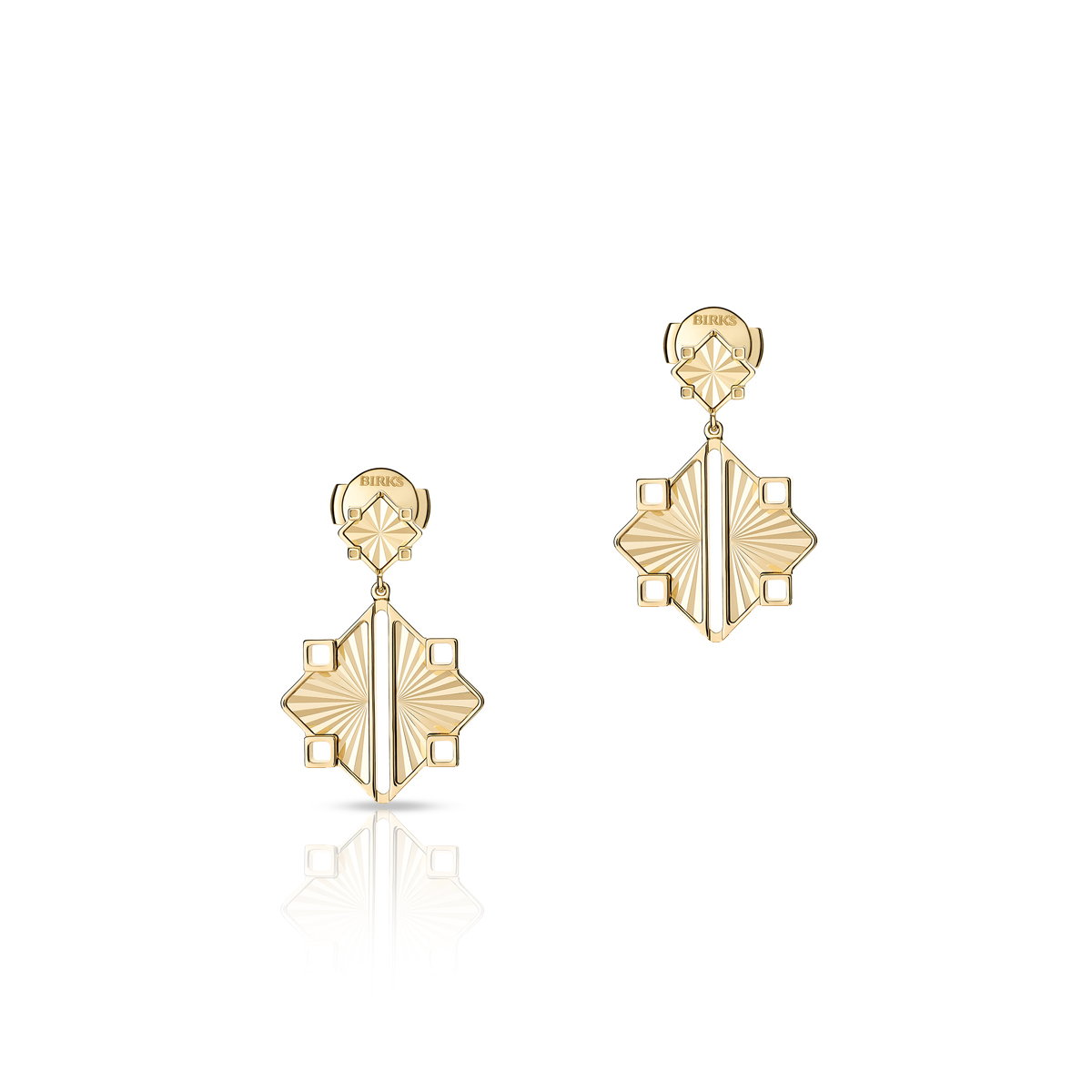 W.KRUK - Kolczyki złote Birks