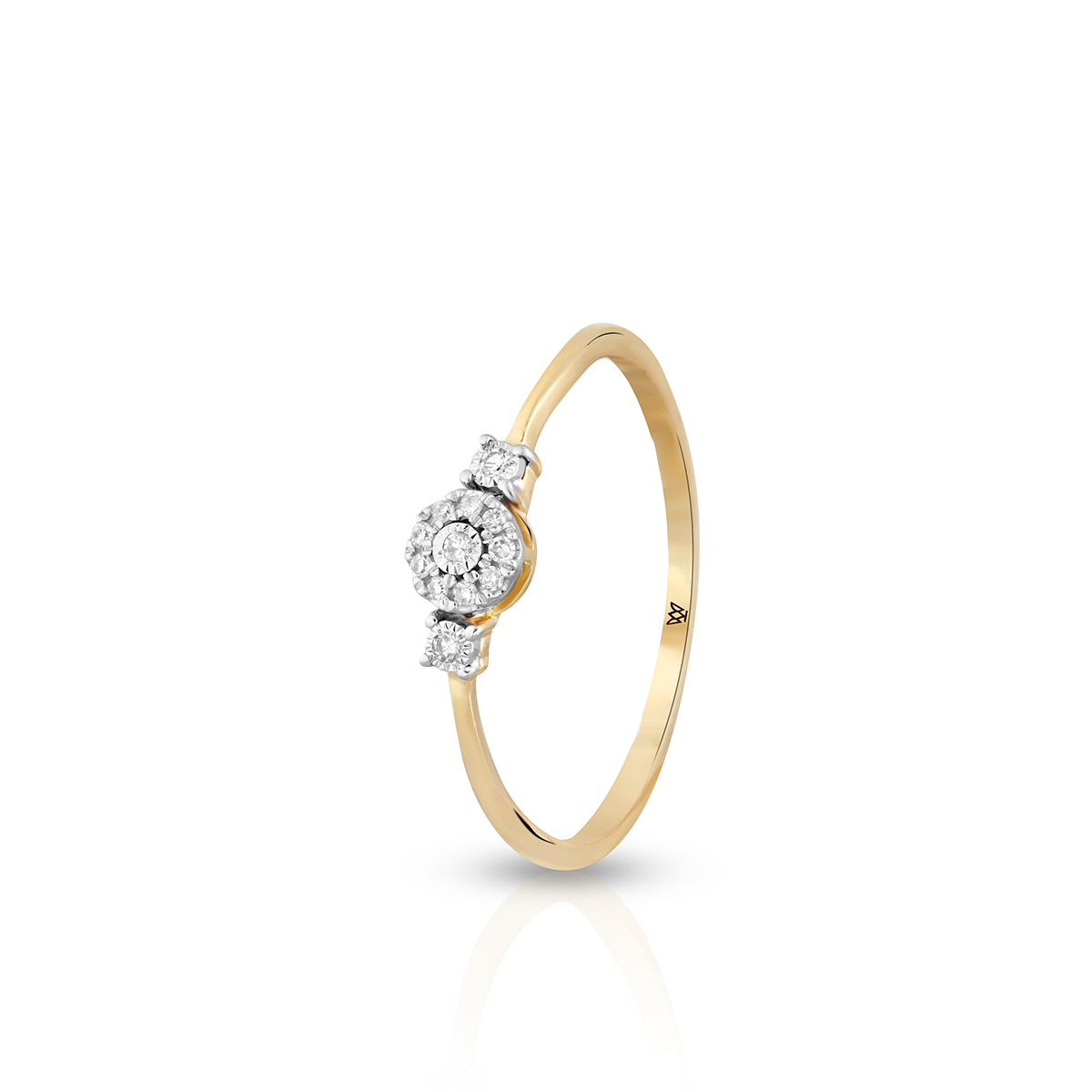 W.KRUK - Pierścionek złoty