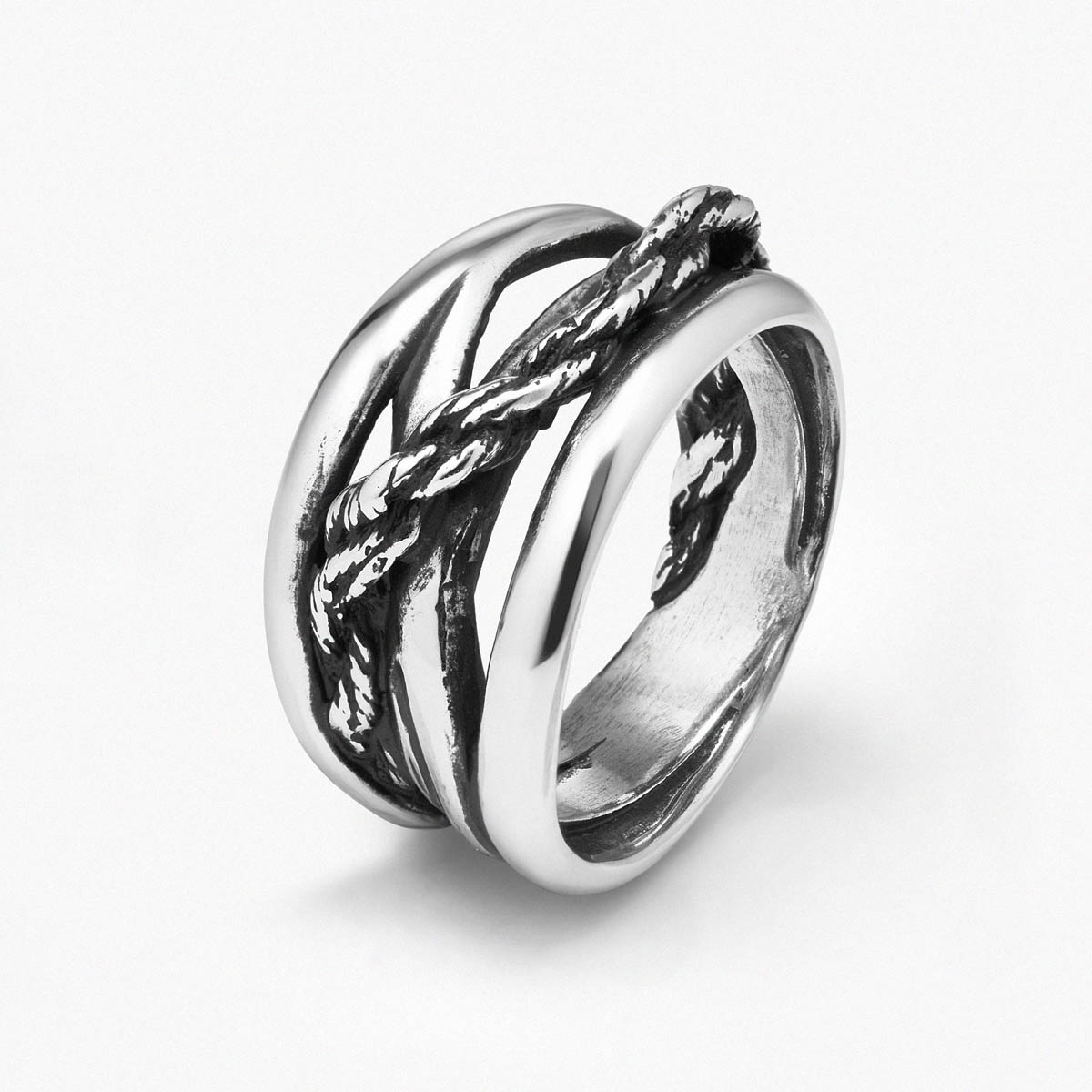 W.KRUK Pierścionek srebrny Freedom Forever